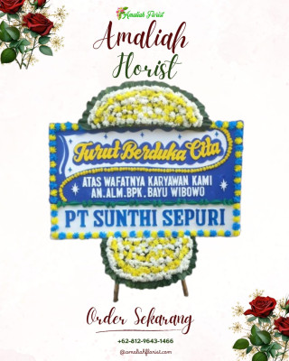 Papan Bunga Duka di Lungkang Kule